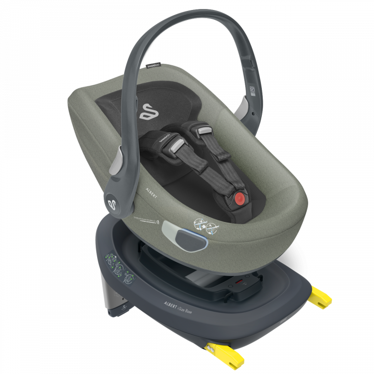 Autosedačka Swandoo Albert + I-Sofix Base olivová